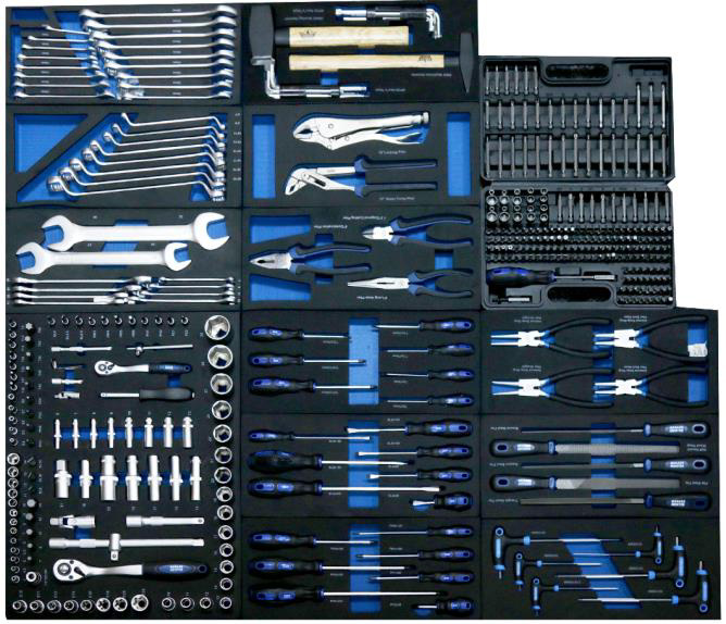 Set 415 de unelte pentru cărucior - Garage Meister GM53564H