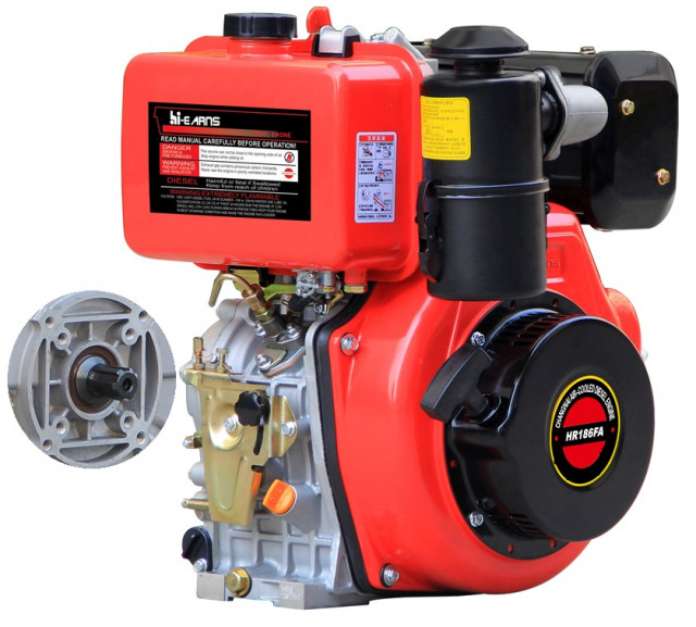Motocultor Diesel 186FA (Ax Canelat 10CP)