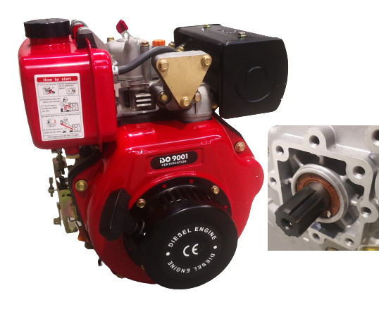 Motor Diesel pentru motocultor 173FA (Ax canelat, 5.5 CP)