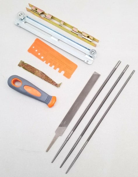 Set ascuțire lanț drujbă (10 piese)