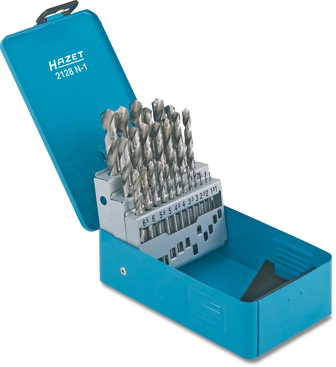 Set de burghie spiralate pentru metal HAZET HZ2128N-1