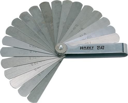 Set 20 Lame de Calibrare HAZET HZ2147, Grosime 0.05 - 1 mm