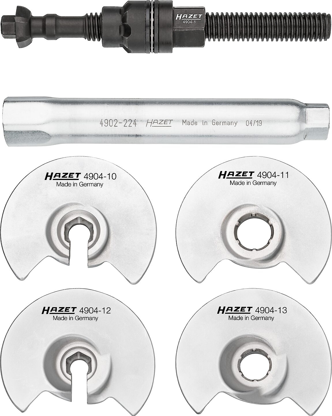 Set presă pentru arcuri elicoidale HAZET HZ4904/6