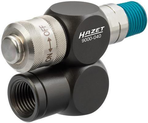 Conector și distribuitor pentru instalații de aer comprimat HAZET HZ9000-040, presiune de operare 8.5 bar