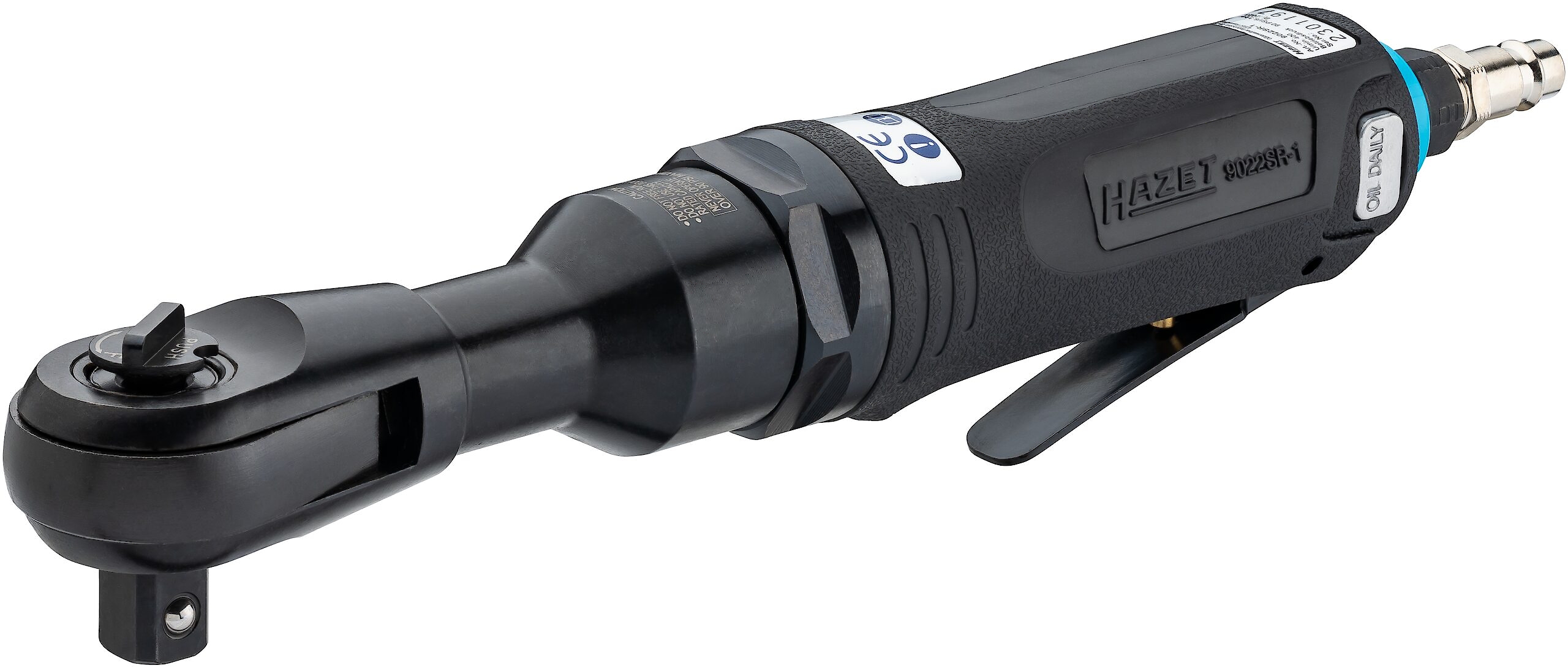 Cheie cu clichet pneumatic HAZET HZ9022SR-1 pentru înșurubare