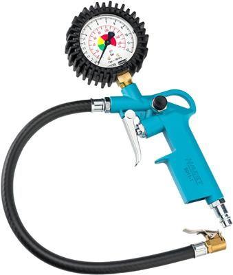 Pistol Pneumatic de Umflat Anvelope HAZET HZ9041-1, Presiune de Operare 6.3 Bar, cu Manometru