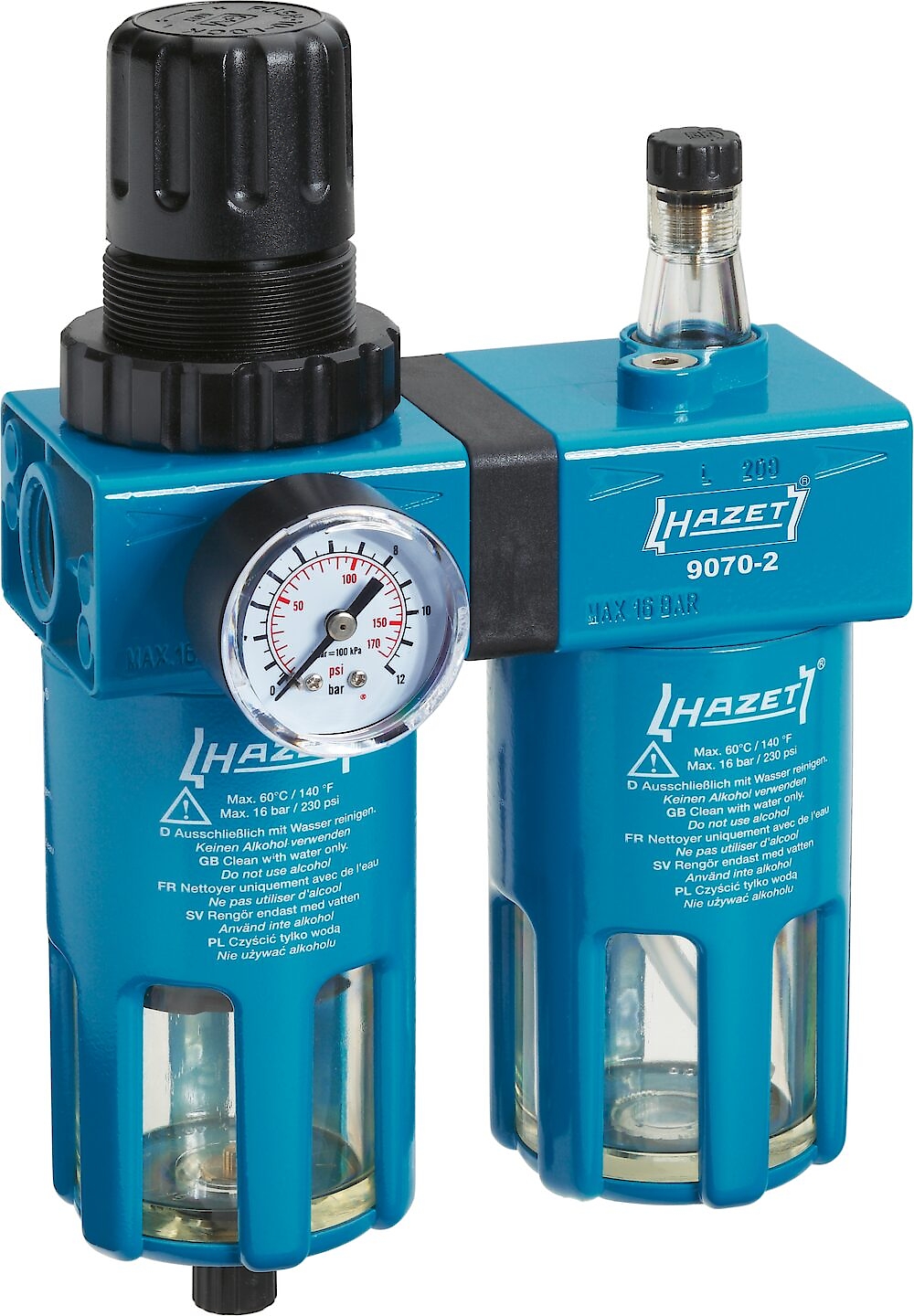 Set de întreținere pentru aer comprimat HAZET HZ9070-2