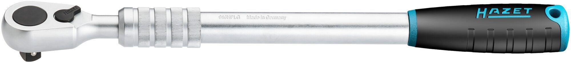 Clichet HAZET HZ916HPLG, pătrat 1/2 inch, 614 mm, oțel crom-vanadiu