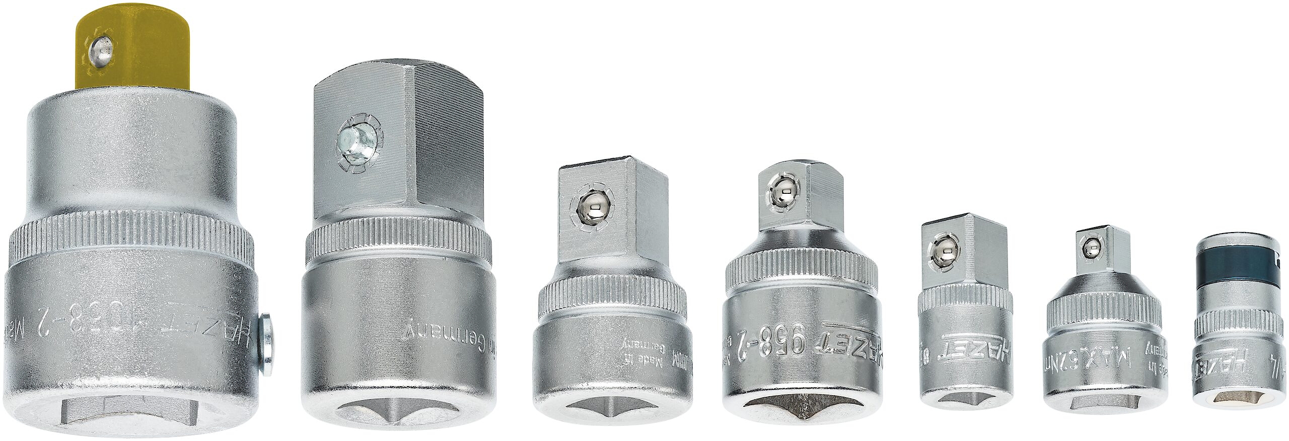Set de 7 Adaptoare de Mărire/Reducere cu Clichet - HAZET HZ958/7