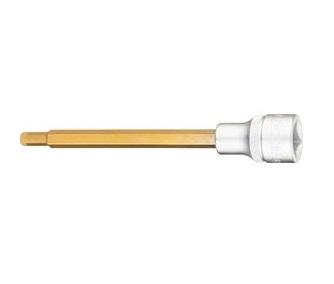 Cheie tubulară HAZET HZ986LG-6, profil hexagonal, deschidere de 6 mm, lungime de 137 mm, antrenor pătrat de 1/2 inch