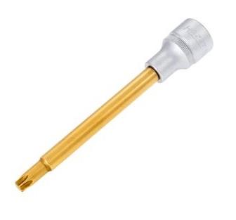 Cheie tubulară HAZET HZ992SLG-T45, profil Torx T45, lungime 138 mm, adaptor pătrat 1/2 inch