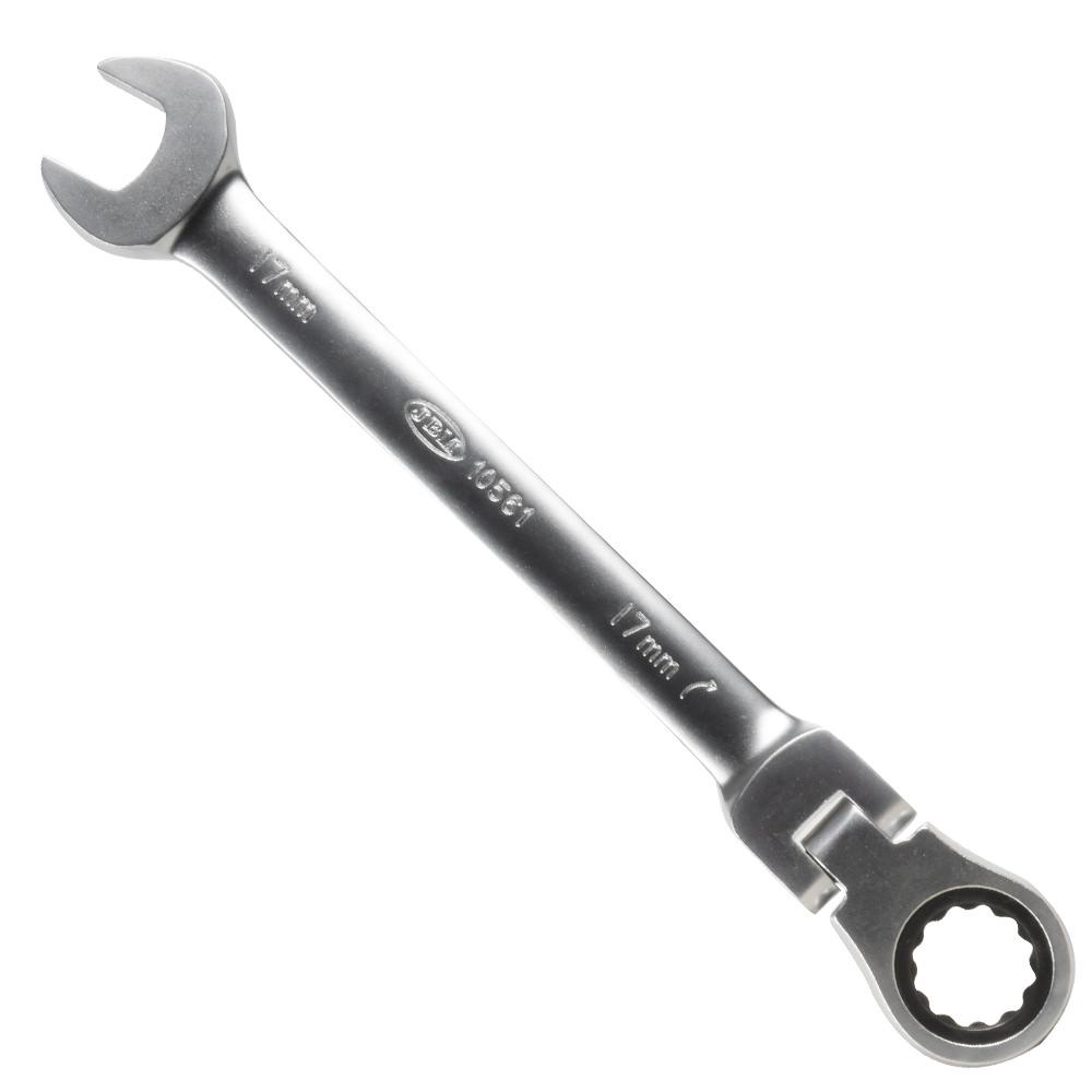 Cheie Combinată cu Clișeu și Cap Rotativ, 17 mm, JBM 10561