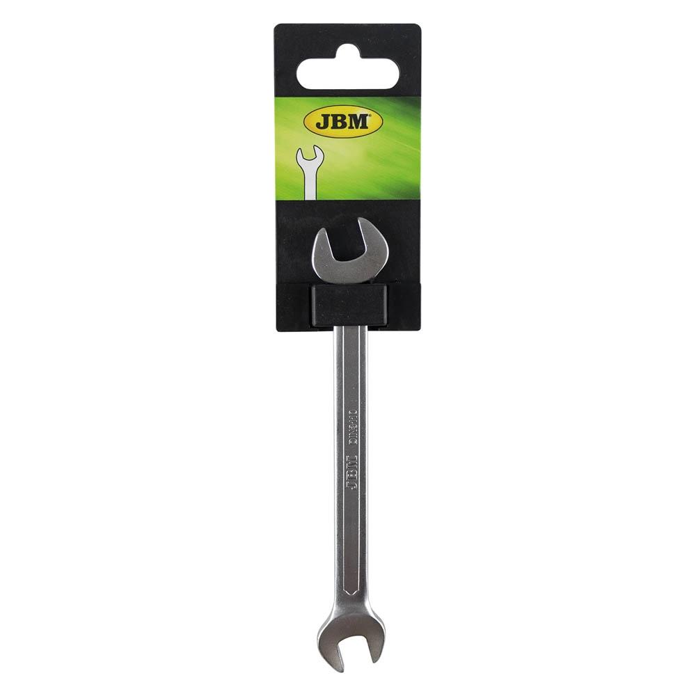 Cheie fixă JBM 10590, dimensiuni 8 x 9 mm, fabricată din oțel pentru scule