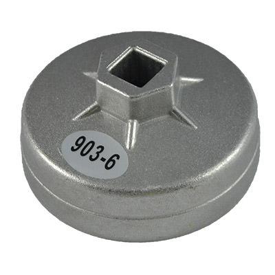Cheie tubulară pentru filtru de ulei, JBM 11381, 75 mm x 12 mm, compatibilă cu Dacia Logan