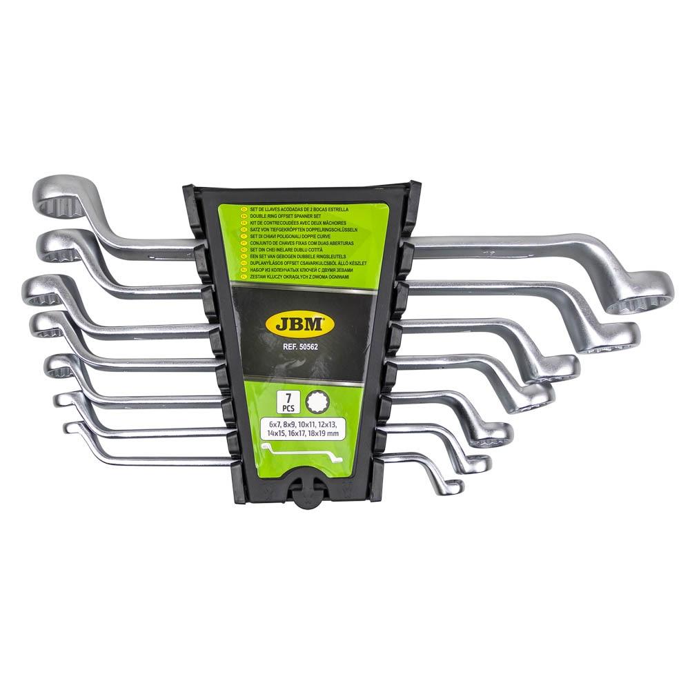Set de 7 Chei Inelare Dublu Cotite, Model JBM 50562