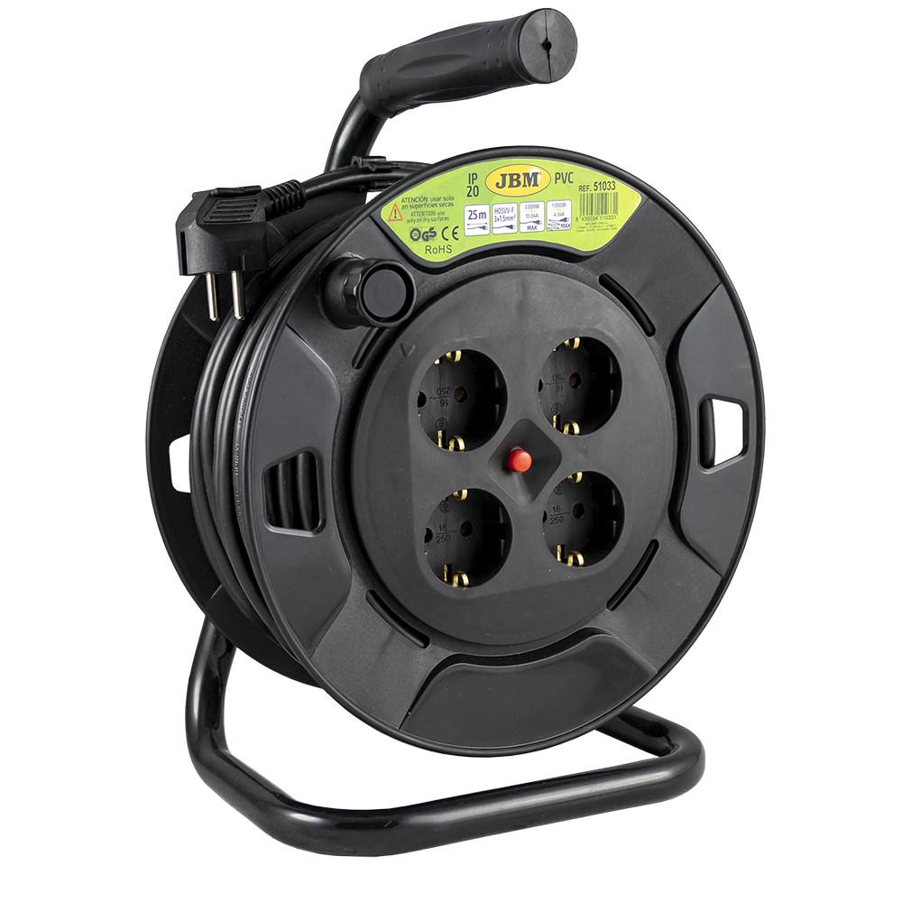 Tambur pentru Cablu Electric, Lungime 25m, Model JBM 51033