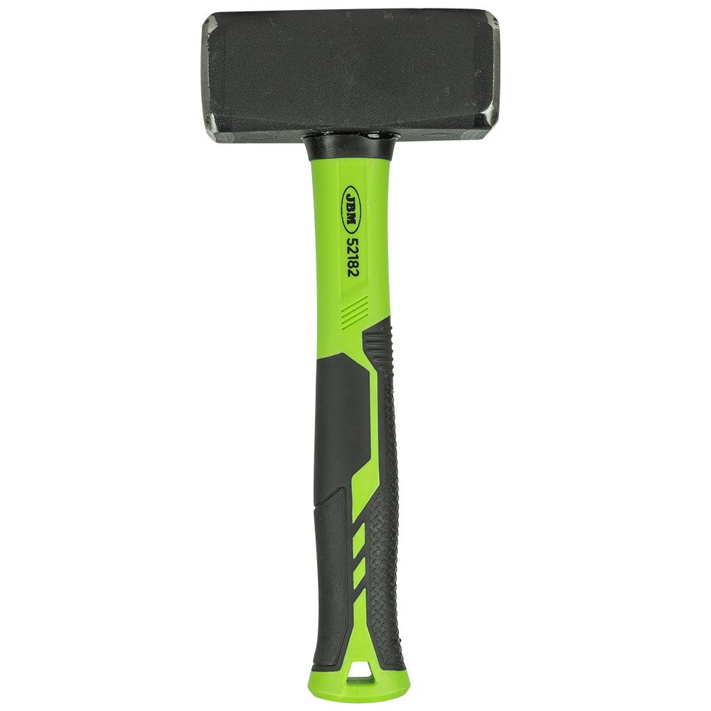 Ciocan cu Cap din Cauciuc și Mâner din Fibra de Sticlă, 2 kg, JBM 52182