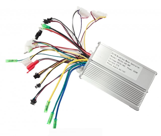Controller pentru bicicletă electrică 48V (compatibil cu motor de 500W)