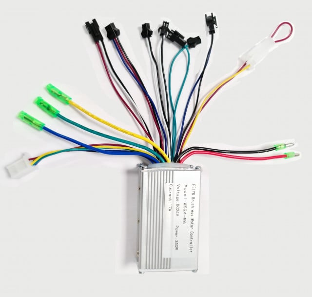 Controller pentru bicicletă electrică 24V (compatibil cu motor de 250 - 350W)