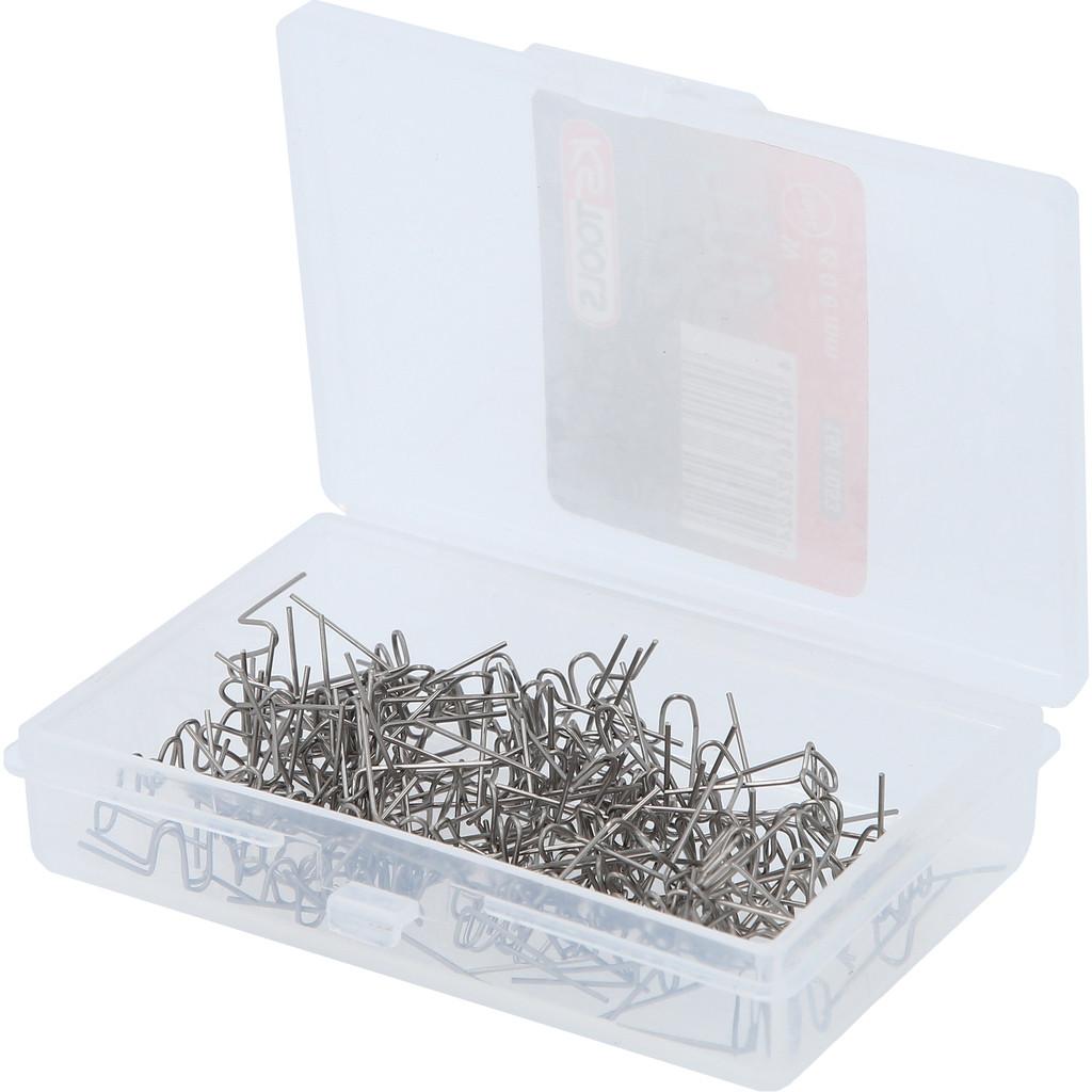 Set 100 cleme de reparații în formă de W, diametru 0,6 mm