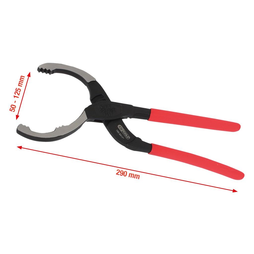 Clește pentru Demontare Filtre de Ulei, Diametru Reglabil 50-125 mm