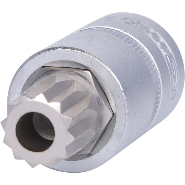 Cap cheie tubulară KS TOOLS 150.9364, antrenor pătrat 1/2 inch, profil TORX XZN M16, lungime 50 mm, oțel crom-vanadiu