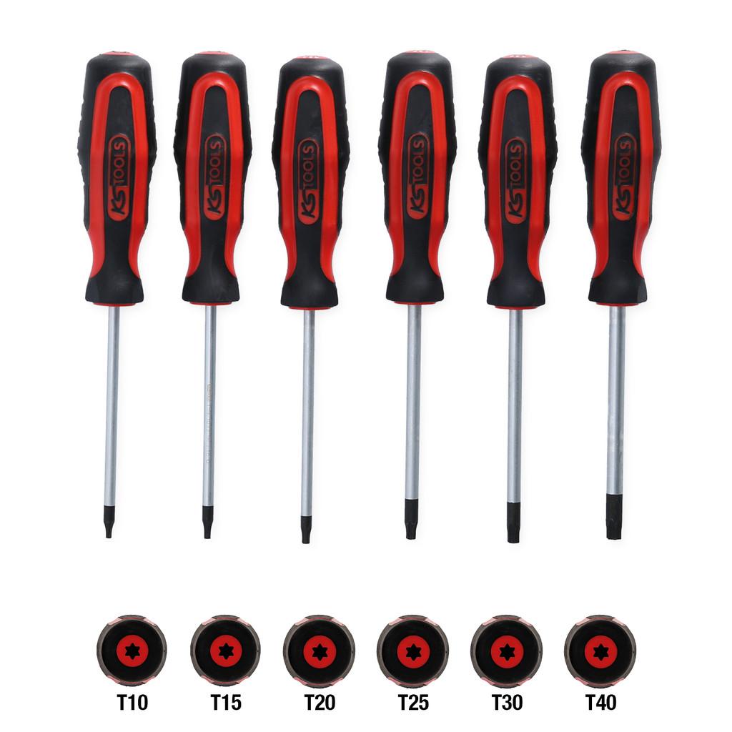 Set de 6 șurubelnițe Torx, model ERGOTORQUEplus