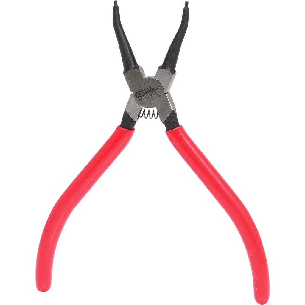 Clește pentru inele de siguranță Seeger KS TOOLS 500.1035, 160 mm, mânere cauciucate, auto-deschidere