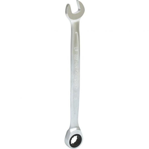 Cheie combinată cu clichet KS TOOLS GearPlus 503.4210, 10 mm, 158 mm, oțel crom-vanadiu