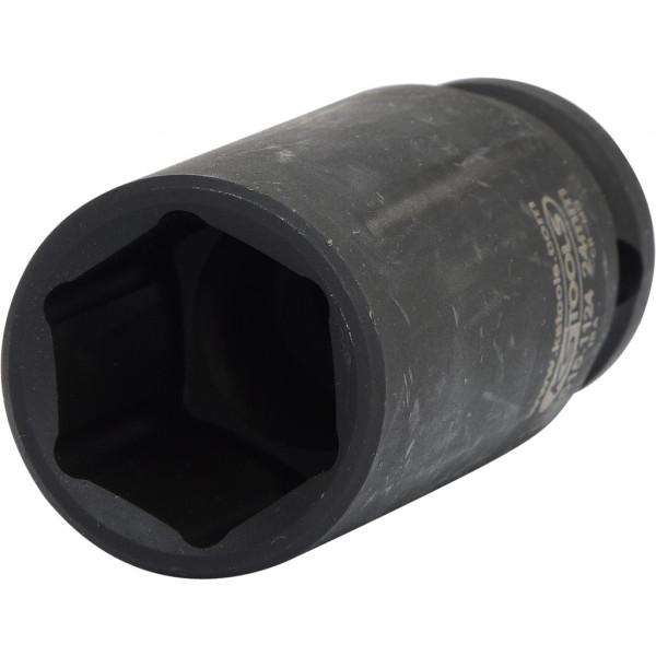 Cheie Tubulară de Impact KS TOOLS 515.1124, Antrenor Pătrat 1/2 Inch, Deschidere 24 mm, Lungime 78 mm, Oțel Crom-Molibden