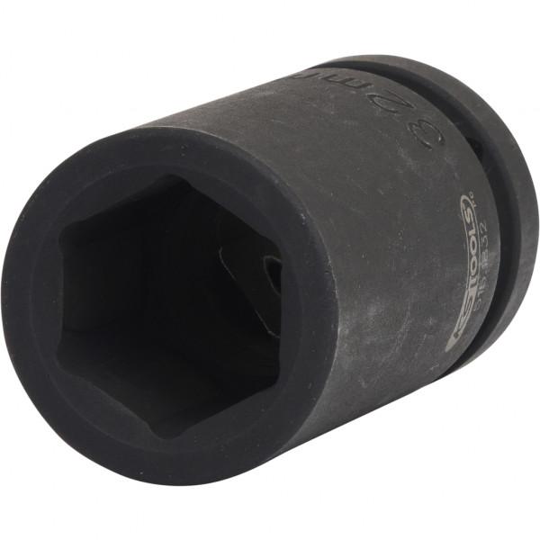 Cheie tubulară de impact KS TOOLS, 1 inch, 32 mm, 90 mm, oțel crom-molibden