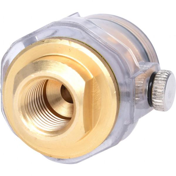 Gresor cu aer comprimat KS TOOLS 515.3360, filet interior și exterior 1/4 inch, lungime 54 mm, vizor transparent