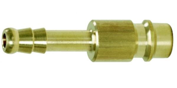 Niplu cu stut din alamă pentru furtune, KS TOOLS 515.3496, diametru 9 mm, lungime 44 mm