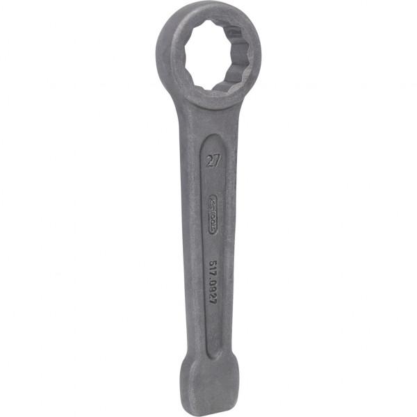 Cheie inelară de impact KS TOOLS 517.0927, deschidere 27 mm, lungime 180 mm, oțel crom-molibden