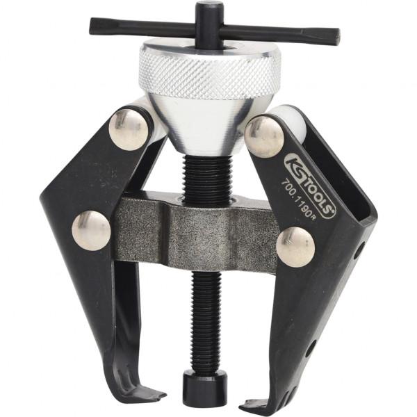 Extractor pentru braț ștergător KS TOOLS 700.1190, cu 2 brațe, deschidere maximă de 15 mm, tijă de acționare M8 x 50 mm, fabricat din oțel
