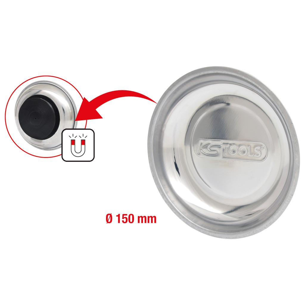 Magnet plat din oțel inoxidabil, diametru 150 mm