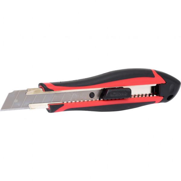 Cutter KS TOOLS 907.2135 cu Lame Detasabile, 175 mm, Latime Lama 18 mm, Rosu/Negru