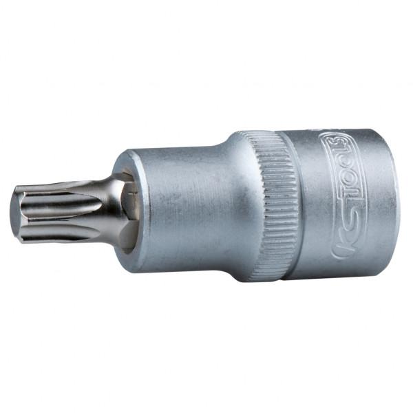 Cheie tubulară Torx KS TOOLS 911.1361-E, antrenare pătrată 1/2 inch, dimensiune T20, lungime 55 mm, oțel crom-vanadiu