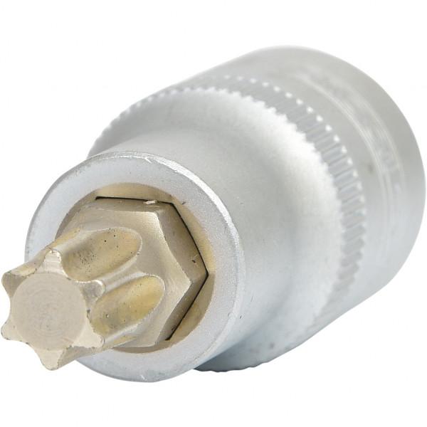 Cheie tubulară Torx T50 KS TOOLS 911.1367, antrenor pătrat 1/2 inch, lungime 55 mm, oțel crom-vanadiu
