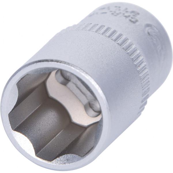 Cap cheie tubulară KS TOOLS 911.1410, pătrat de 1/4 inch, deschidere 10 mm, lungime 25 mm, oțel crom-vanadiu