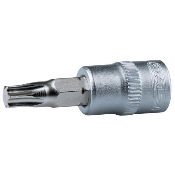 Cap cheie tubulară KS TOOLS 911.1445, 1/4 inch, profil Torx T25, 37 mm, oțel crom-vanadiu