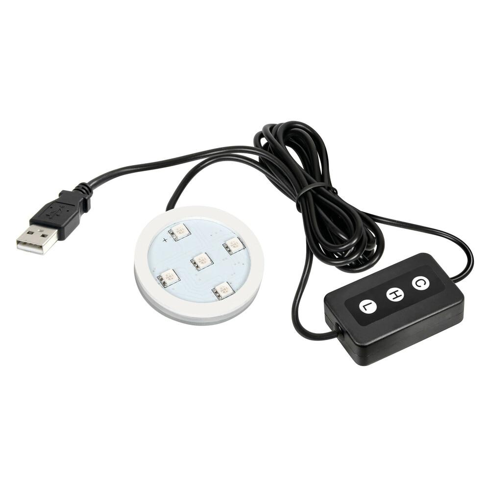 Lampa LED pentru Odorizante USB, 7 Culori cu Dimmer, Model LAM35188