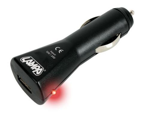Încărcător USB cu Adaptor pentru Priză, 5V, 1000 mA, Compatibil cu 12/24V - Model LAMPA LAM39041