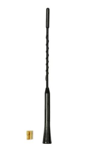 Antena Radio Auto LAMPA Replacement Mast LAM40218, 24 cm, Montaj 6 mm Tată/Mamă, 5 mm Mamă, Finisaj Mat cu Spirală
