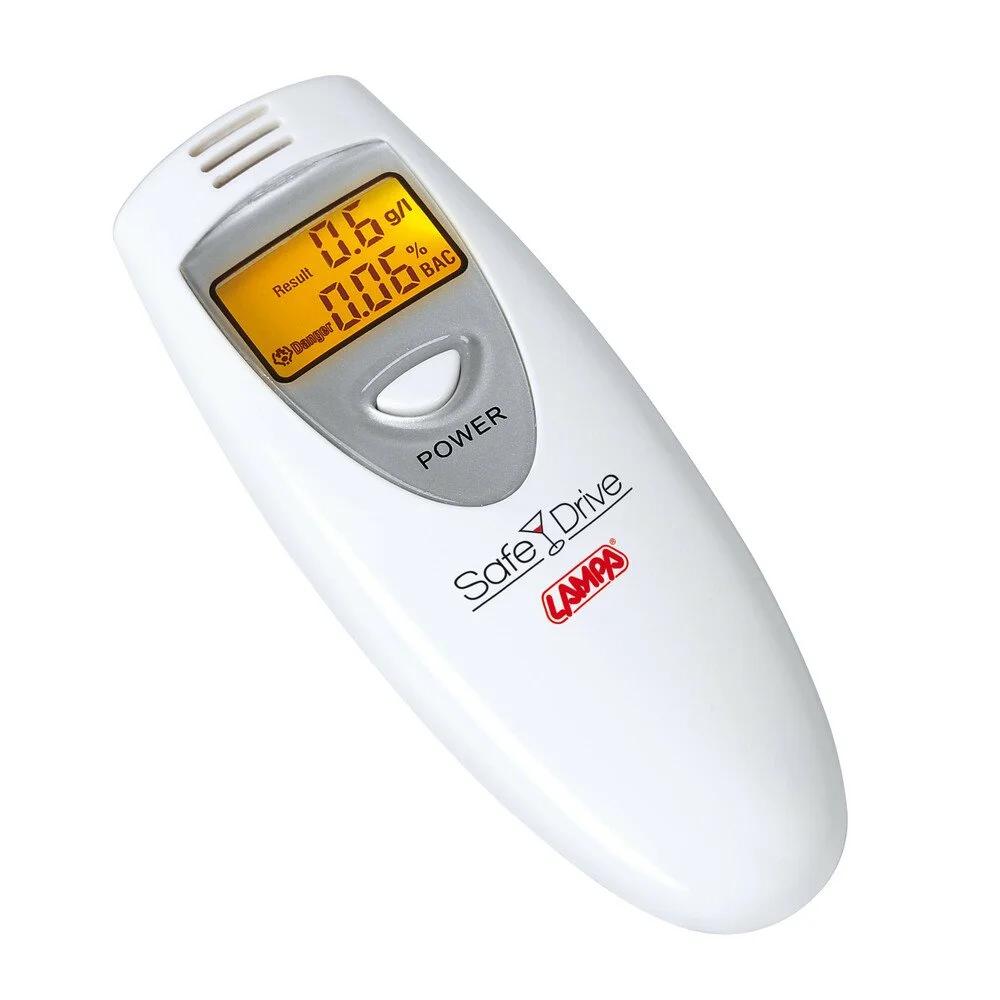 Alcooltest Digital LAMPA LAM44002 cu Alertă Sonoră, Precizie 0,01 BAC (0,1 g/l), Răspuns Rapid, Oprire Automată, Dimensiuni 95x36x18 mm