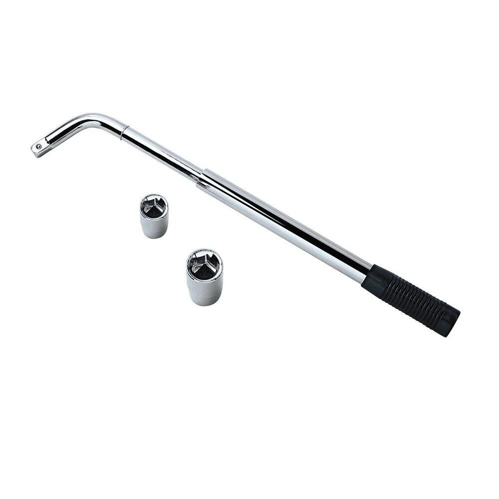 Cheie telescopică pentru roți auto LAMPA LAM65924 cu două tubulare: 17-19 mm și 21-23 mm