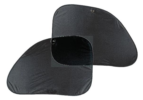 Set de 2 parasolare laterale LAMPA Molly din nailon, 45 x 65 cm, culoare neagră, model LAM66916