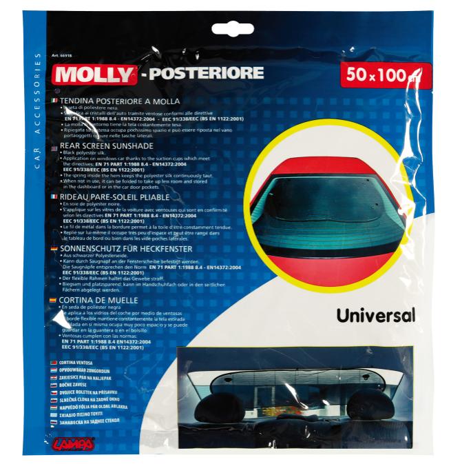 Parasolar auto pentru lunetă LAMPA LAM66918, 50 x 100 cm, cu ventuze