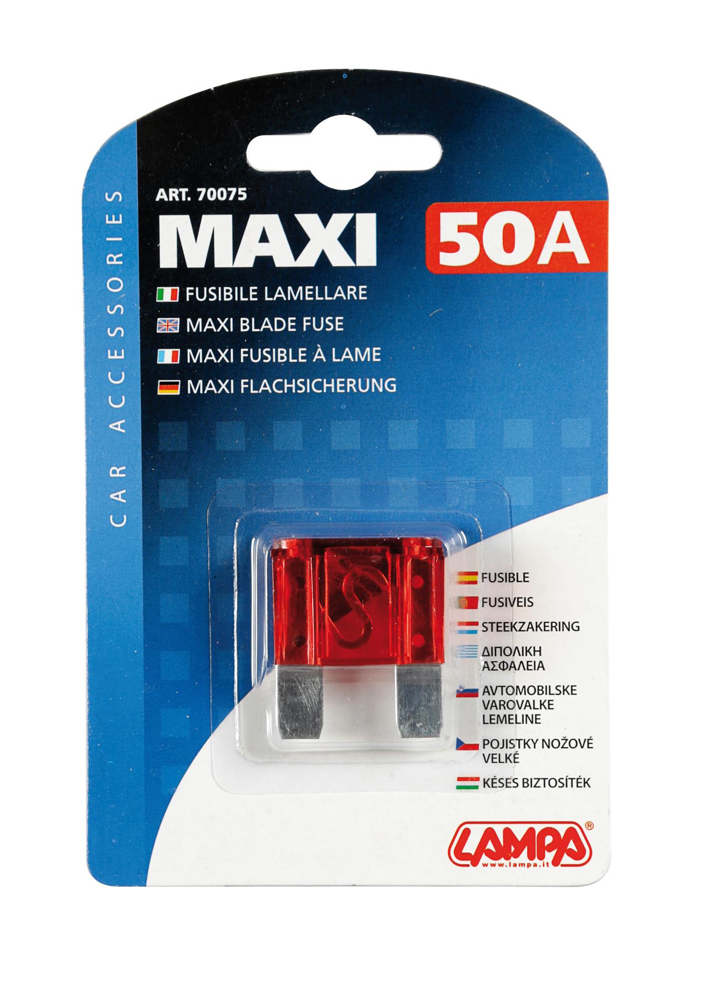 Siguranță auto MAXI 50A LAMPA LAM70075, în blister