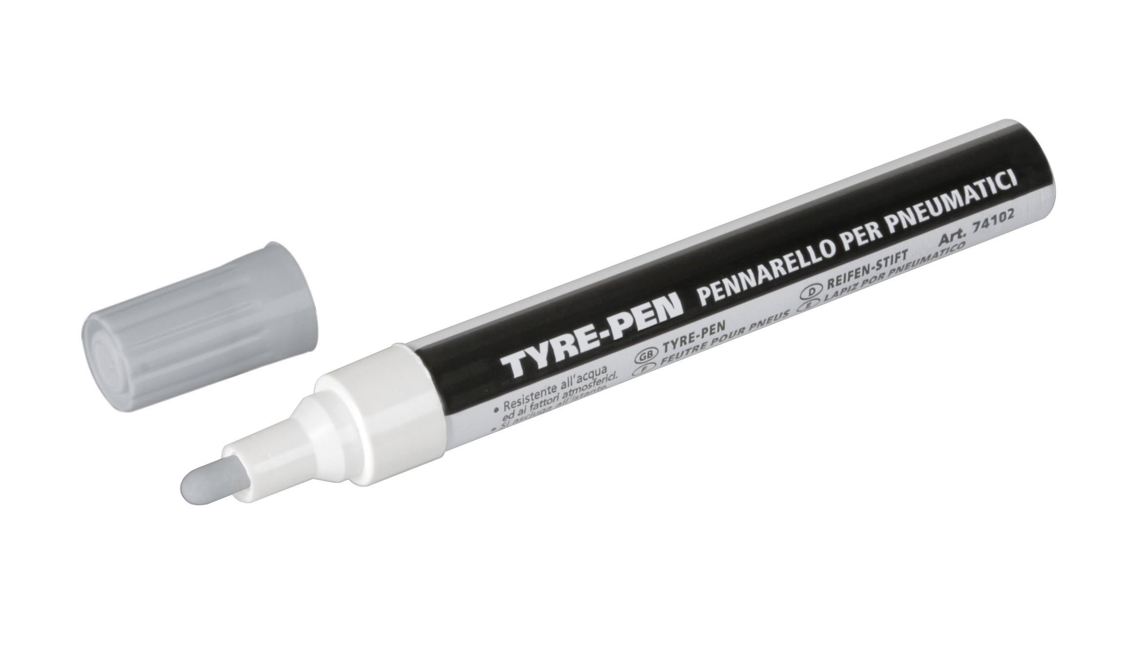 Marker Permanent pentru Anvelope LAMPA LAM74102, Culoare Argintie, Vopsea cu Uscare Rapidă